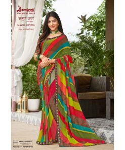 Laxmipati Amrit Varsha N-2203 Georgette Multicolor Saree