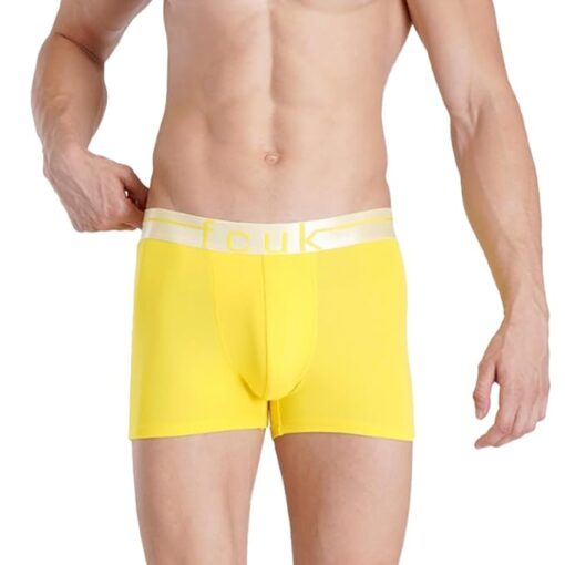 FCUK Polyamide-Elastane FLO Mersey,Men's Solid Trunks Pack of 2 Regular Fit - Image 2