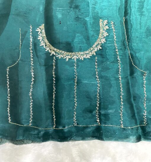 Jimmy Choo Hand work and Party Wear Saree - Image 3
