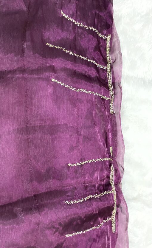 Jimmy Choo Hand work and Party Wear Saree - Image 11