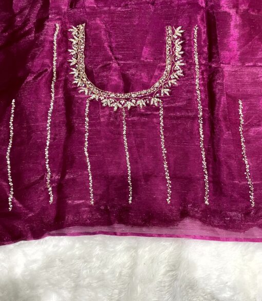 Jimmy Choo Hand work and Party Wear Saree - Image 18