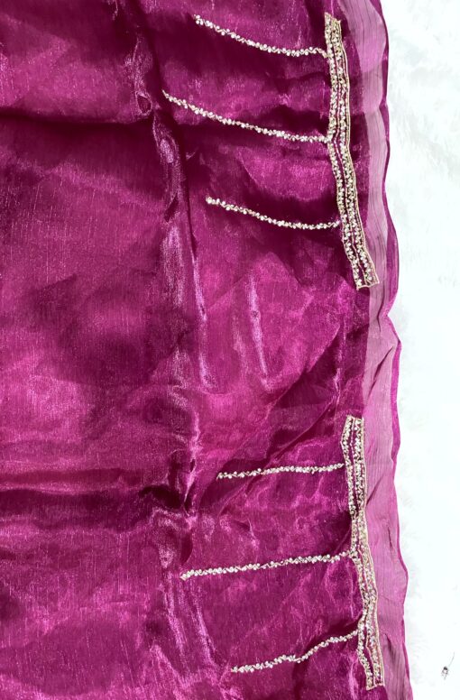 Jimmy Choo Hand work and Party Wear Saree - Image 19