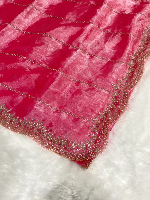 Jimmy Choo Hand work and Party Wear Saree - Image 20