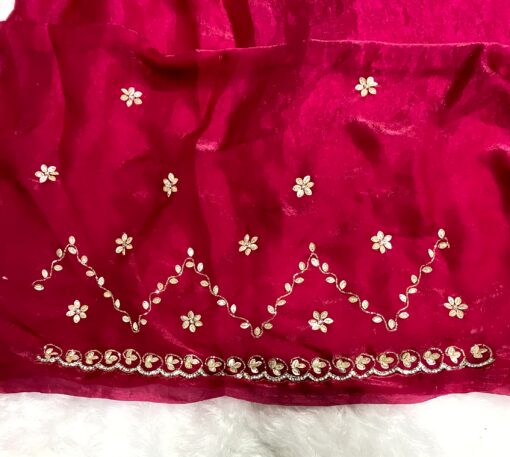 Fendi Designer Hand work and Party Wear Saree - Image 4