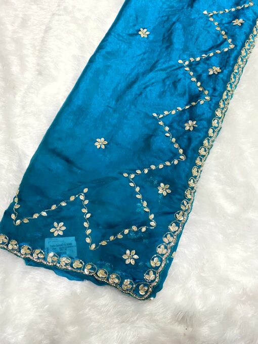 Fendi Designer Hand work and Party Wear Saree - Image 6