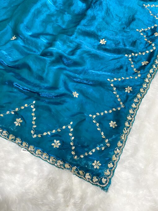 Fendi Designer Hand work and Party Wear Saree - Image 7