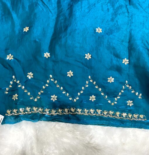 Fendi Designer Hand work and Party Wear Saree - Image 8