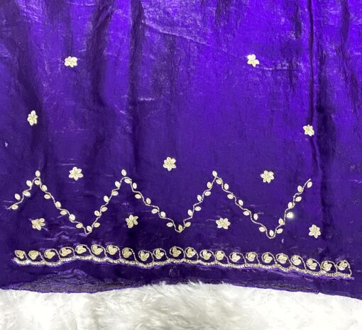 Fendi Designer Hand work and Party Wear Saree - Image 12
