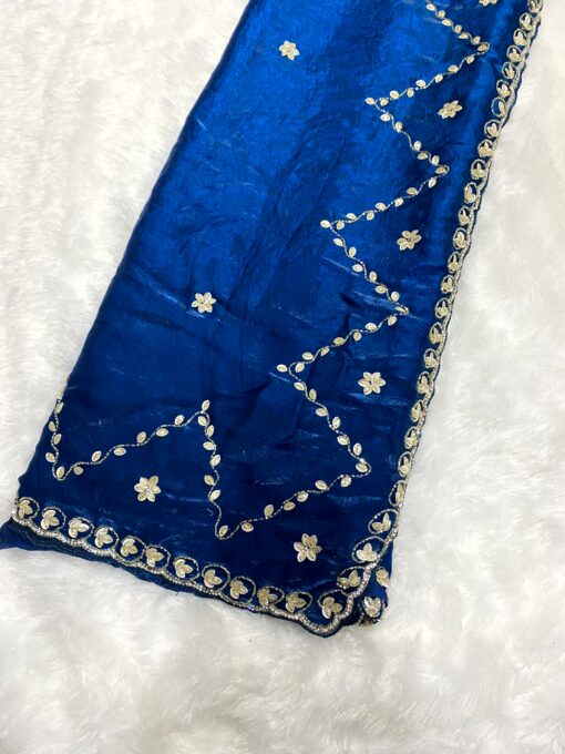 Fendi Designer Hand work and Party Wear Saree - Image 14