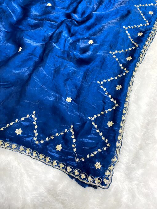 Fendi Designer Hand work and Party Wear Saree - Image 15