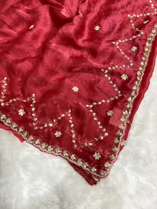 Fendi Designer Hand work and Party Wear Saree - Image 19