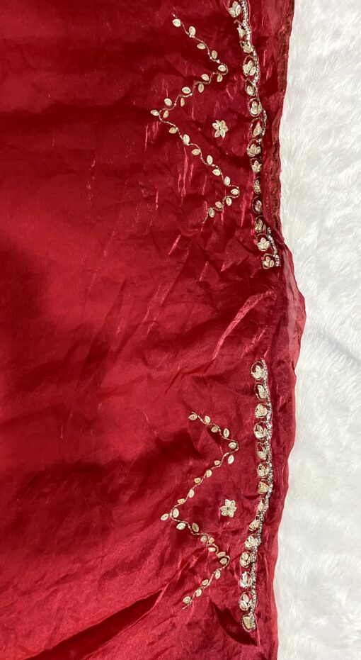 Fendi Designer Hand work and Party Wear Saree - Image 21