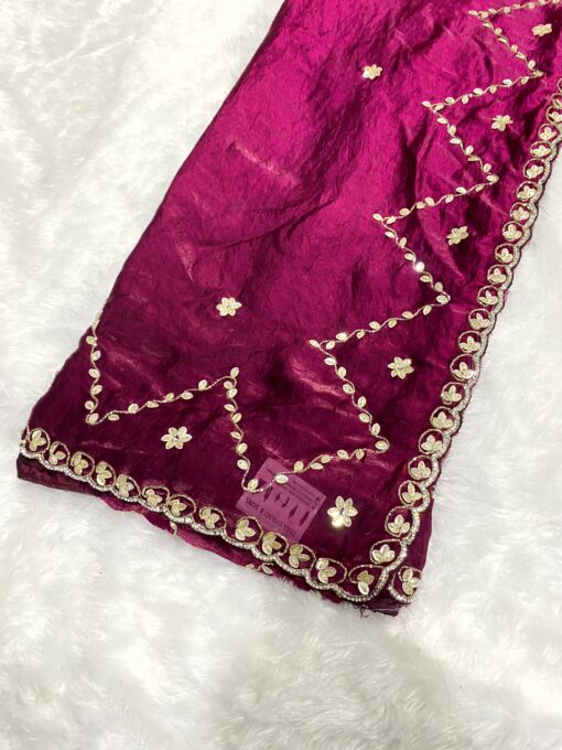 Fendi Designer Hand work and Party Wear Saree - Image 22