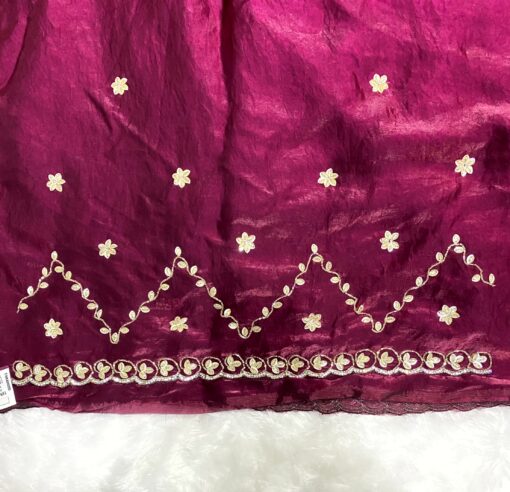 Fendi Designer Hand work and Party Wear Saree - Image 24