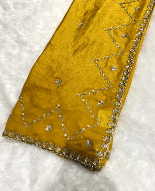 Fendi Designer Hand work and Party Wear Saree - Image 26