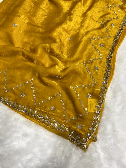 Fendi Designer Hand work and Party Wear Saree - Image 27