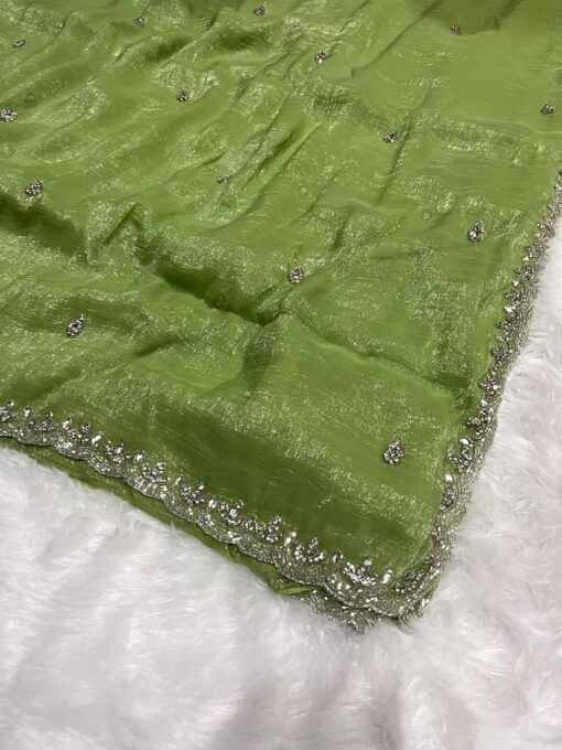 Crush Designer Hand work and Party Wear Saree