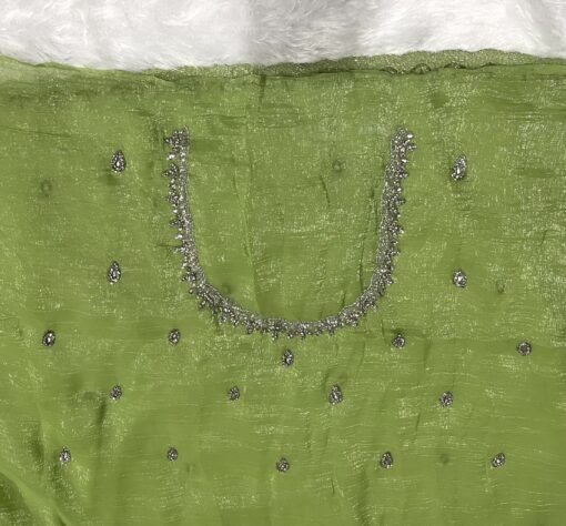 Crush Designer Hand work and Party Wear Saree - Image 16
