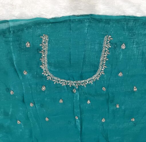 Crush Designer Hand work and Party Wear Saree - Image 20