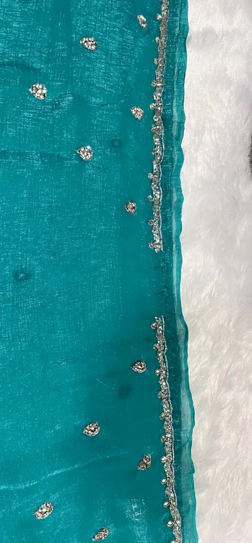 Crush Designer Hand work and Party Wear Saree - Image 21