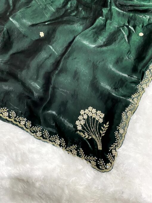Tarahood Designer Hand Work and Pary Wear Fendi Saree