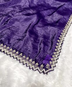 Crush Designer Hand work and Party Wear Saree