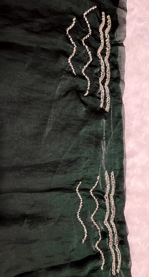 Fendi Designer Hand work and Party Wear Saree - Image 5