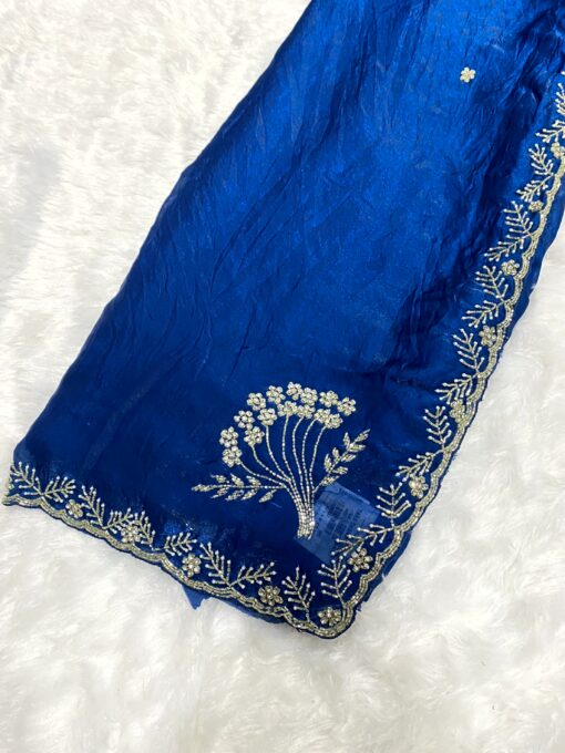Tarahood Designer Hand Work and Pary Wear Fendi Saree - Image 26