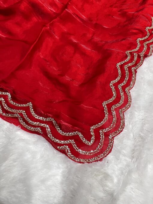 Fendi Designer Hand work and Party Wear Saree - Image 14