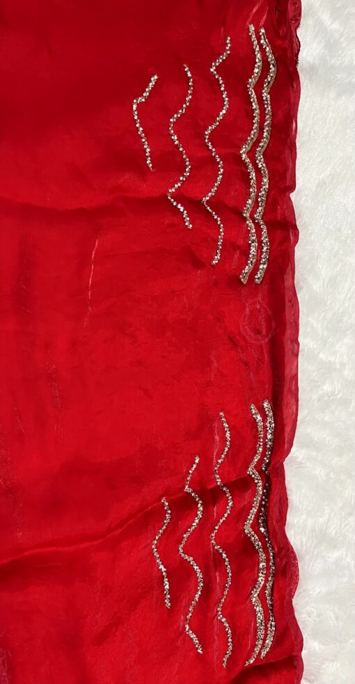 Fendi Designer Hand work and Party Wear Saree - Image 16