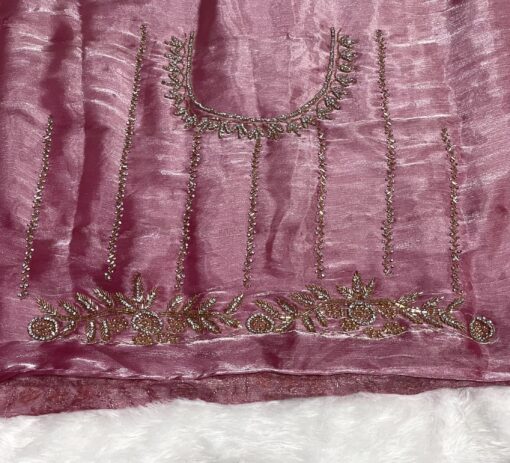 Jimmy Choo Hand work and Party Wear Saree - Image 4