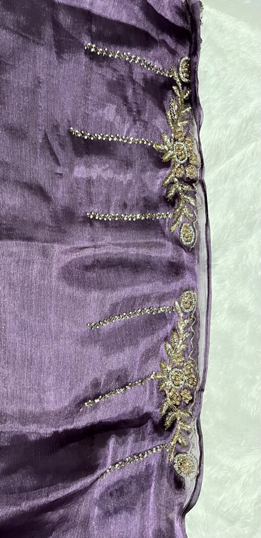 Jimmy Choo Hand work and Party Wear Saree - Image 13