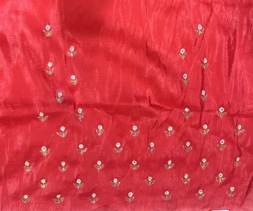 Crush Designer Hand work and Party Wear Saree - Image 5