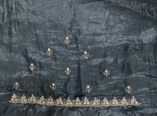 Crush Designer Hand work and Party Wear Saree - Image 17