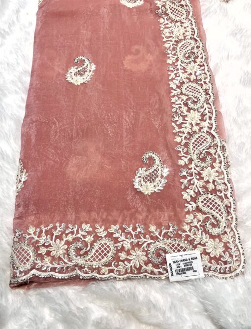Tarahood Designer Onyx Crush Handwork and Party Wear saree