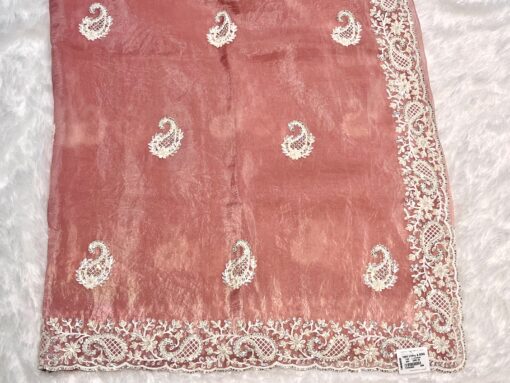 Tarahood Designer Onyx Crush Handwork and Party Wear saree - Image 3