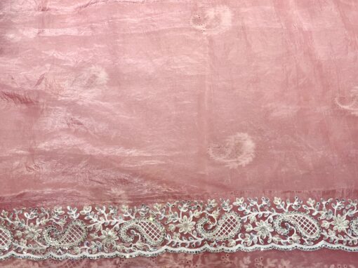 Tarahood Designer Onyx Crush Handwork and Party Wear saree - Image 12