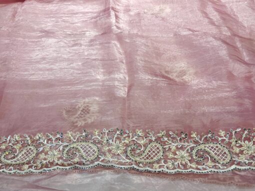 Tarahood Designer Onyx Crush Handwork and Party Wear saree - Image 11