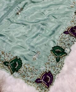 Tarahood Designer Crepe Handwork and Partywear Saree