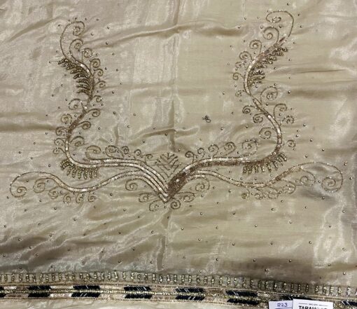 Tarahood Designer Crush Handwork and Partywear Saree - Image 10