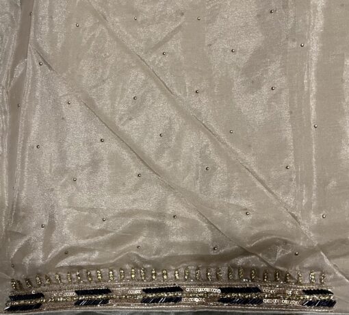 Tarahood Designer Crush Handwork and Partywear Saree - Image 11