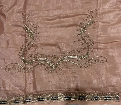 Tarahood Designer Crush Handwork and Partywear Saree - Image 14