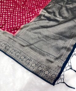 Tarahood Georgette Silk Saree with Contrast Pallu
