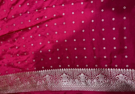 Tarahood Georgette Silk Saree with Contrast Pallu - Image 4