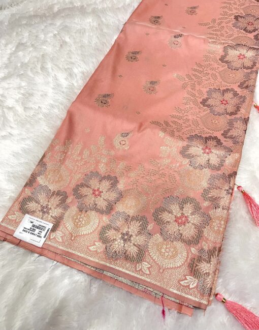 Tarahood Silk Saree with Beautiful Light Matching - Image 14