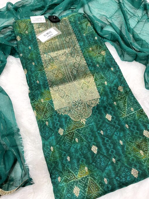 Tarahood Printed and Party Wear Cotton Suit - Image 2