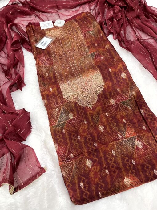 Tarahood Printed and Party Wear Cotton Suit