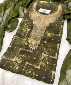 Tarahood Printed and Party Wear Cotton Suit