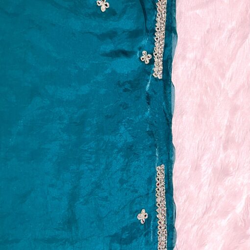 Tarahood designer hand work and party wear fendi saree - Image 17