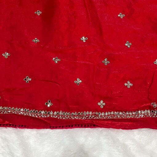 Tarahood designer hand work and party wear fendi saree - Image 11